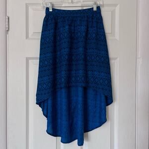Mossimo Supply Co. Hi-Low Tribal Print Skirt - Size S